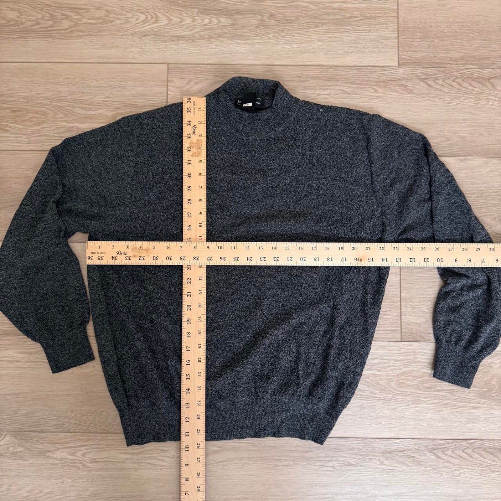 Mondo Di Marco Made In Italy Mock Neck Knit Sweater — image 4 of 8